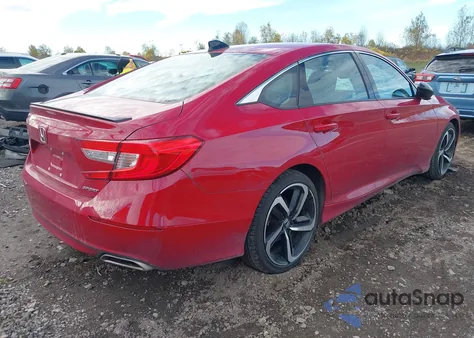 2021 Honda Accord Sport из США, поврежденный, VIN 1HGCV1F34MA080636